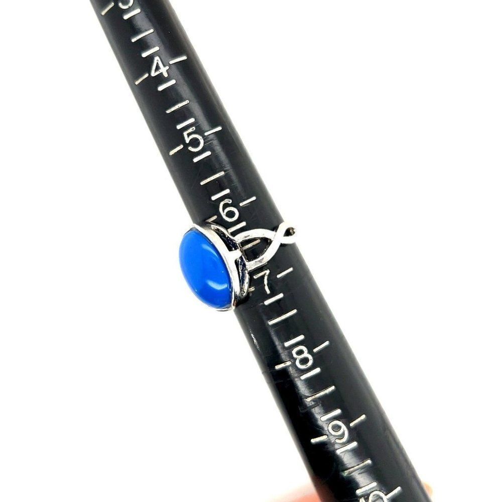 Blue Stone Ring - Picture 6 of 7